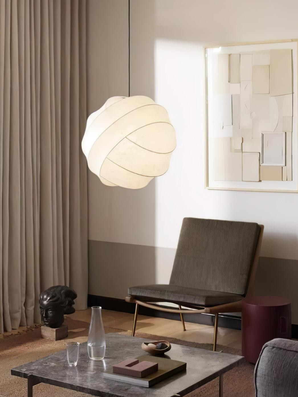 Wabi-Sabi Stijl Fiber Cocoon Hanglamp HL861