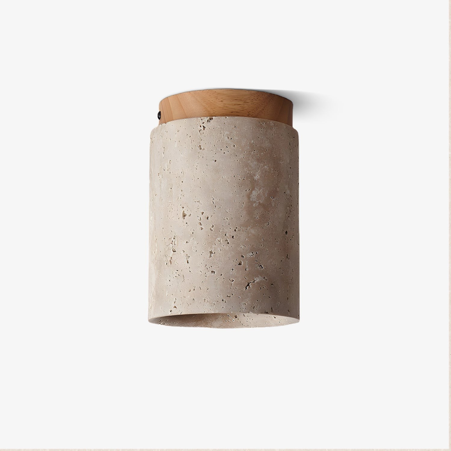 Marmeren Travertijn Kolom Plafondlamp HL901