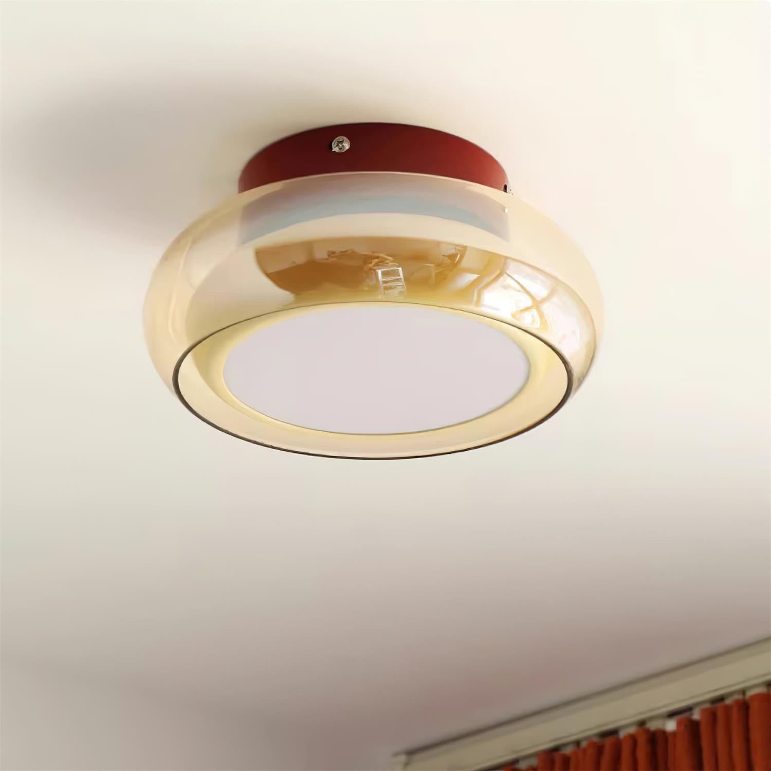 Sfeervolle eenvoudige dubbele schijf plafondlamp HL763