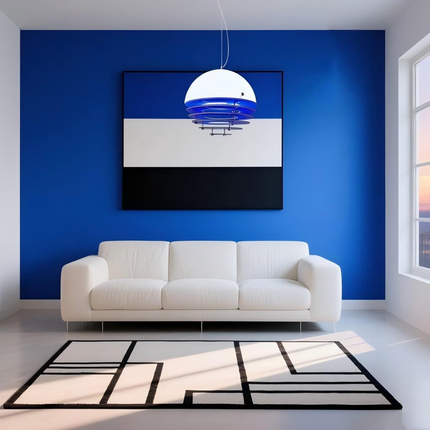 Moderne Bauhaus Sunset Atmosphere Bolvormige Hanglamp HL1002