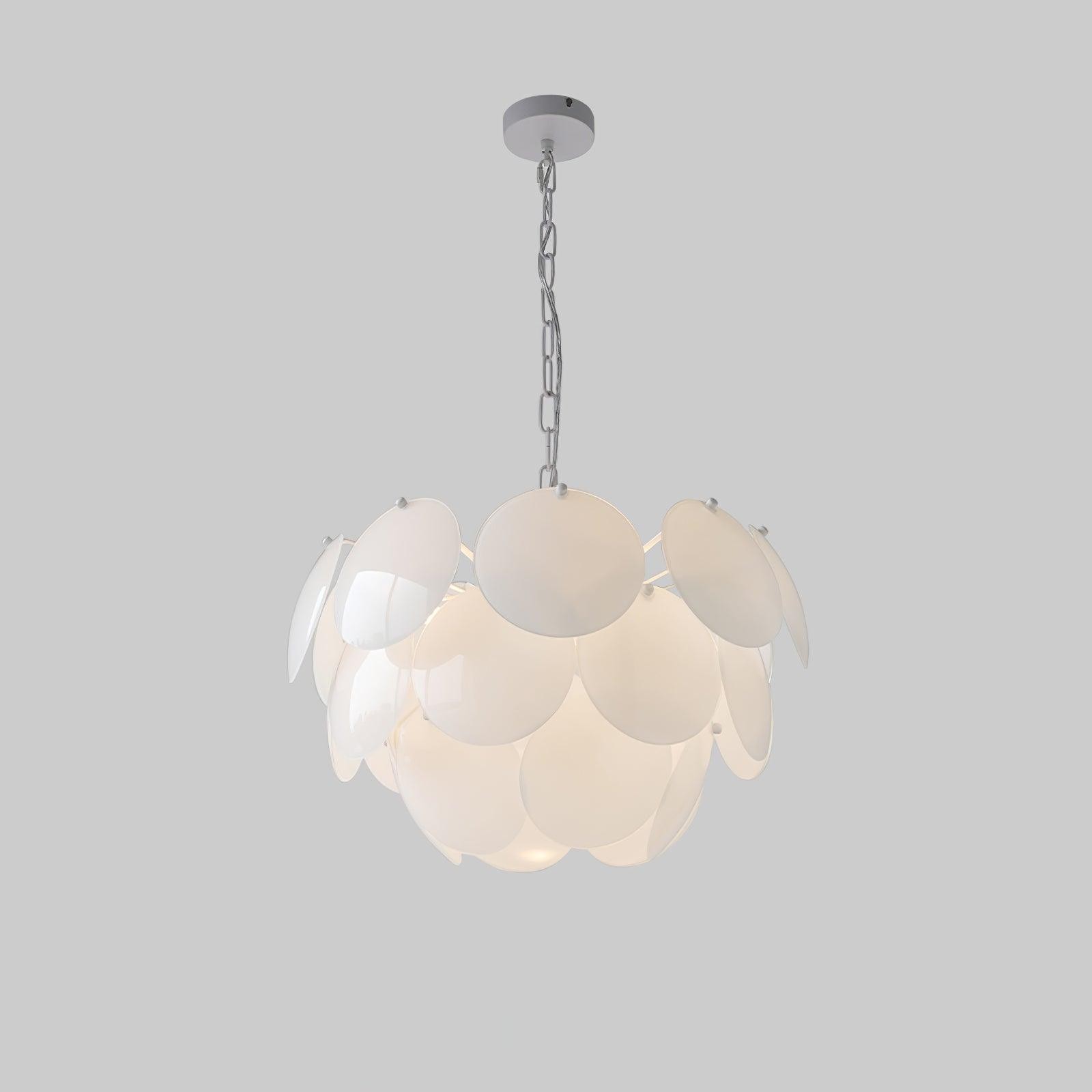 Luxe mode lichtgevende bloemblaadjes glazen kroonluchter HL581