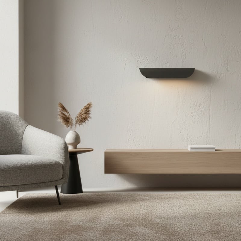 Hidra Moderne Metalen Wandlamp - Minimalistische Downlight Wandlamp voor Moderne Woningen HL1923