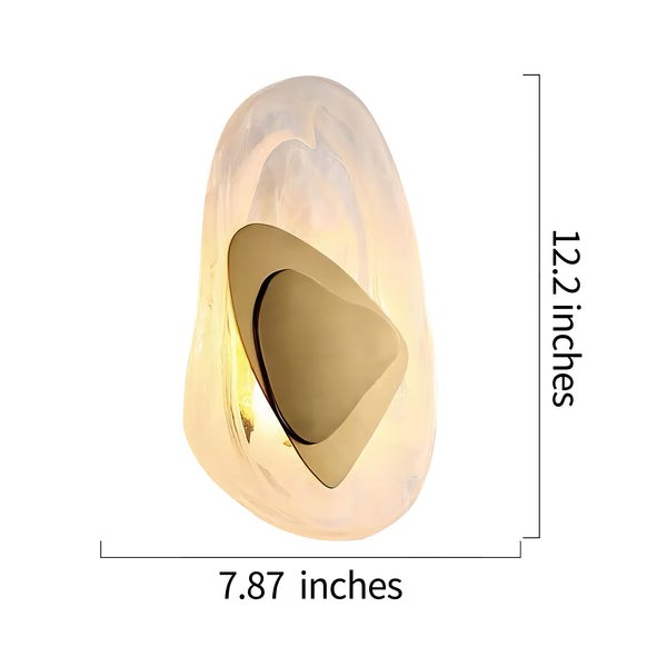 Water Ripple Sculpturale Wandlamp HL1255