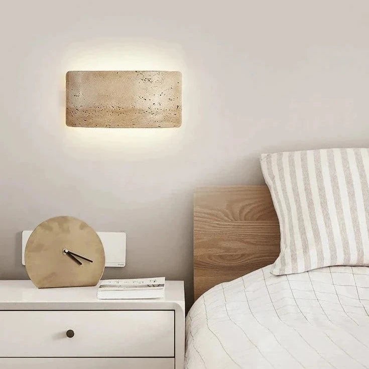 Moderne waterdichte buitenwandlamp van travertijn met IP65-classificatie HL3435