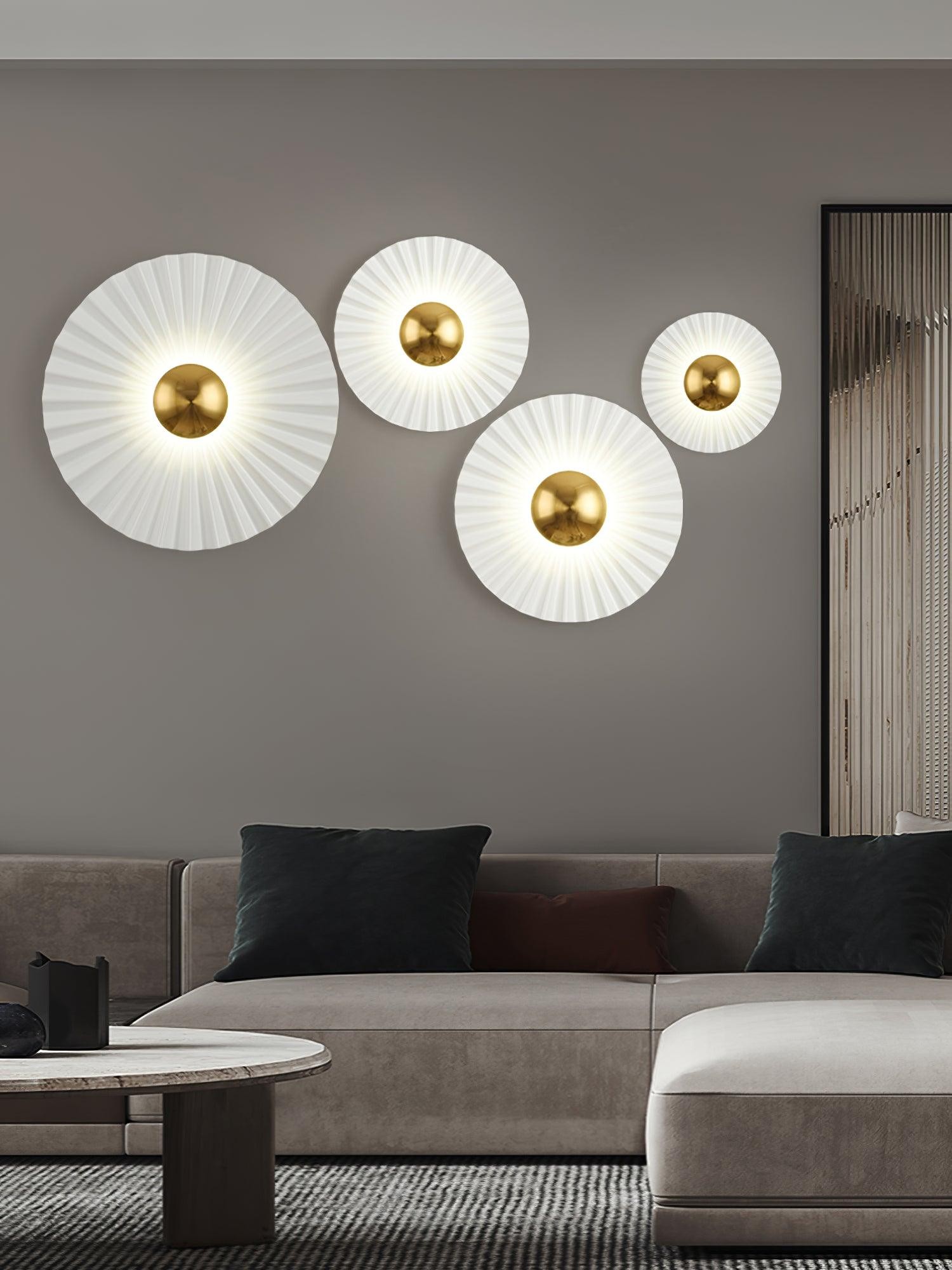Moderne creatieve wandlamp met schelpmotief HL887