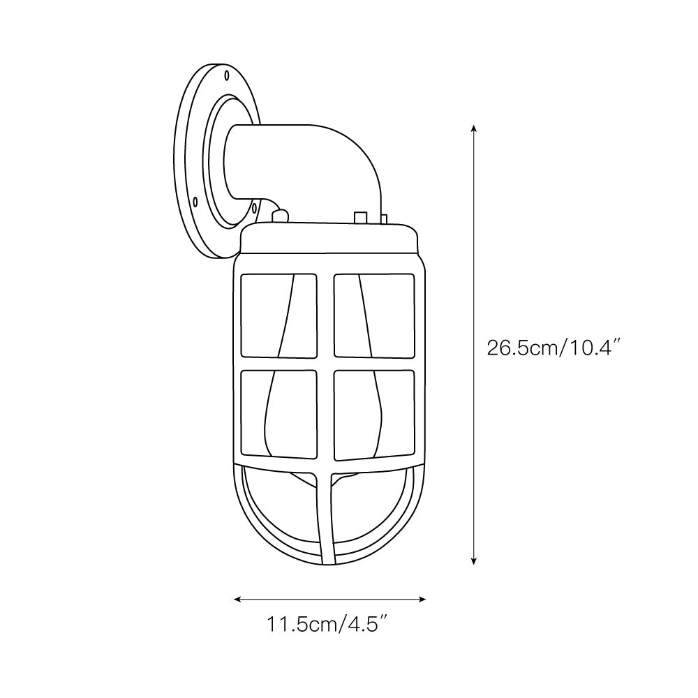Marine wandlamp HL3191