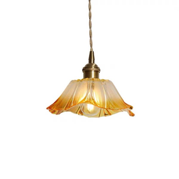 Moderne kunst bloem vorm keuken glazen hanglamp HL46