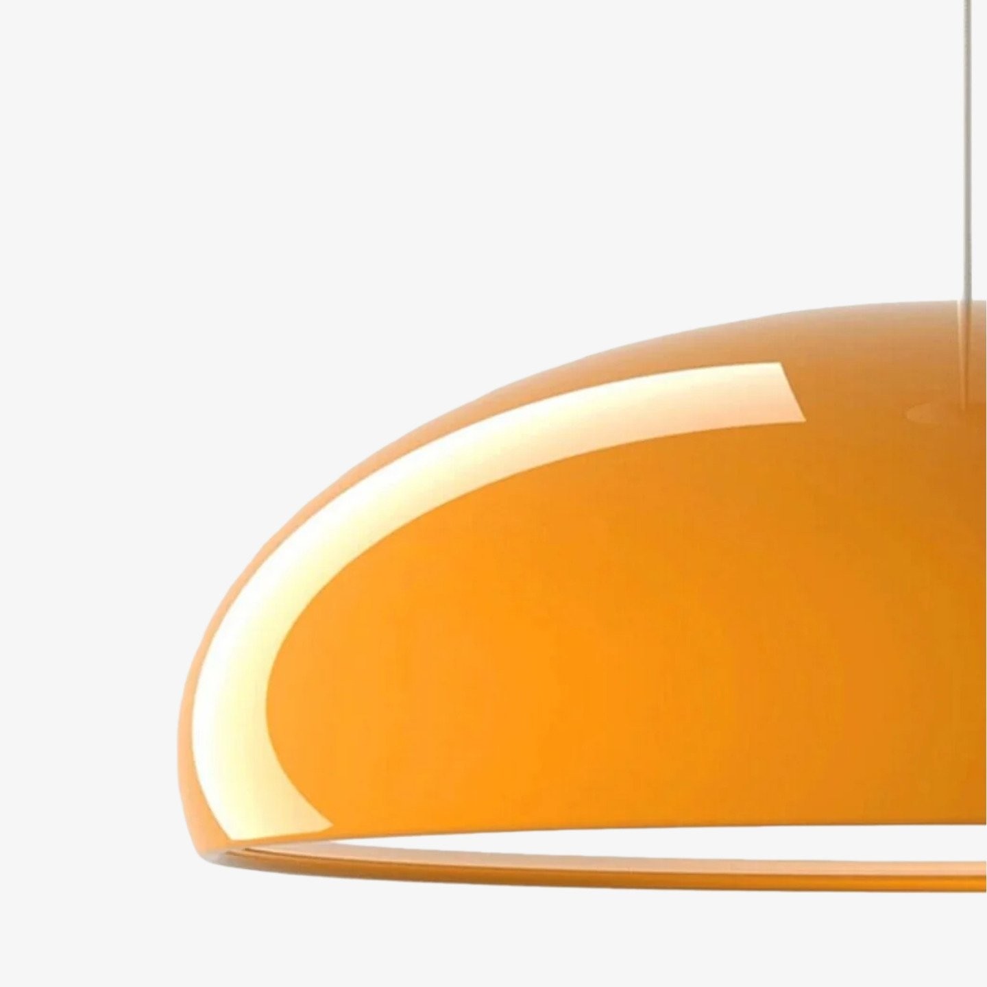 Haelen kleurrijke Scandinavische hanglamp met komvormige kap - moderne en stijlvolle metalen kap, geschikt voor eetkamers en
