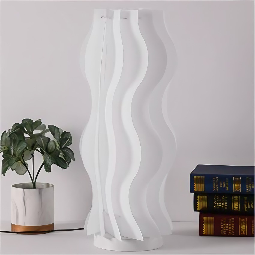 Damp Hula Wave vormige tafellamp voor slaapkamer
