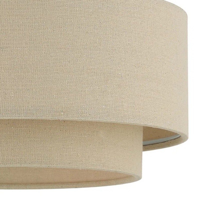 Lumeris elegante plafondlamp met linnenmix design en moderne stijl voor de woonkamer HL2548