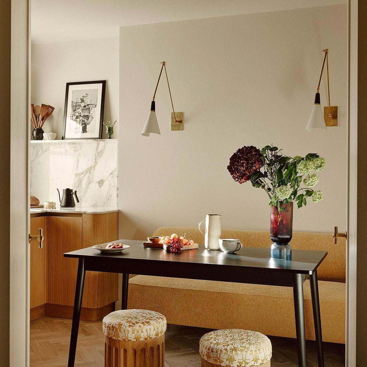 Vintage metalen verstelbare wandlamp met zwenkarm HL966