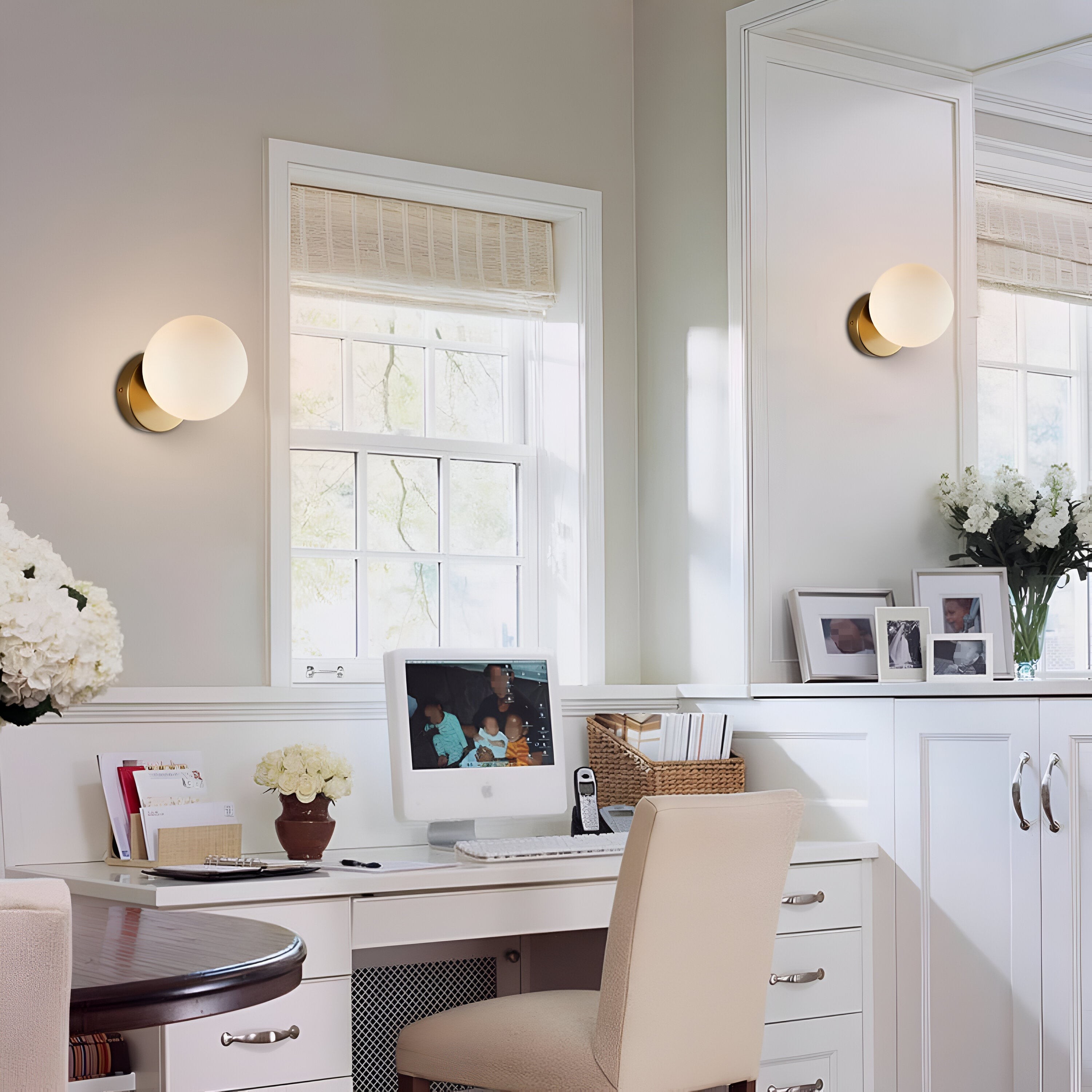 Arianne Nordic wandlamp met glazen kap HL3514