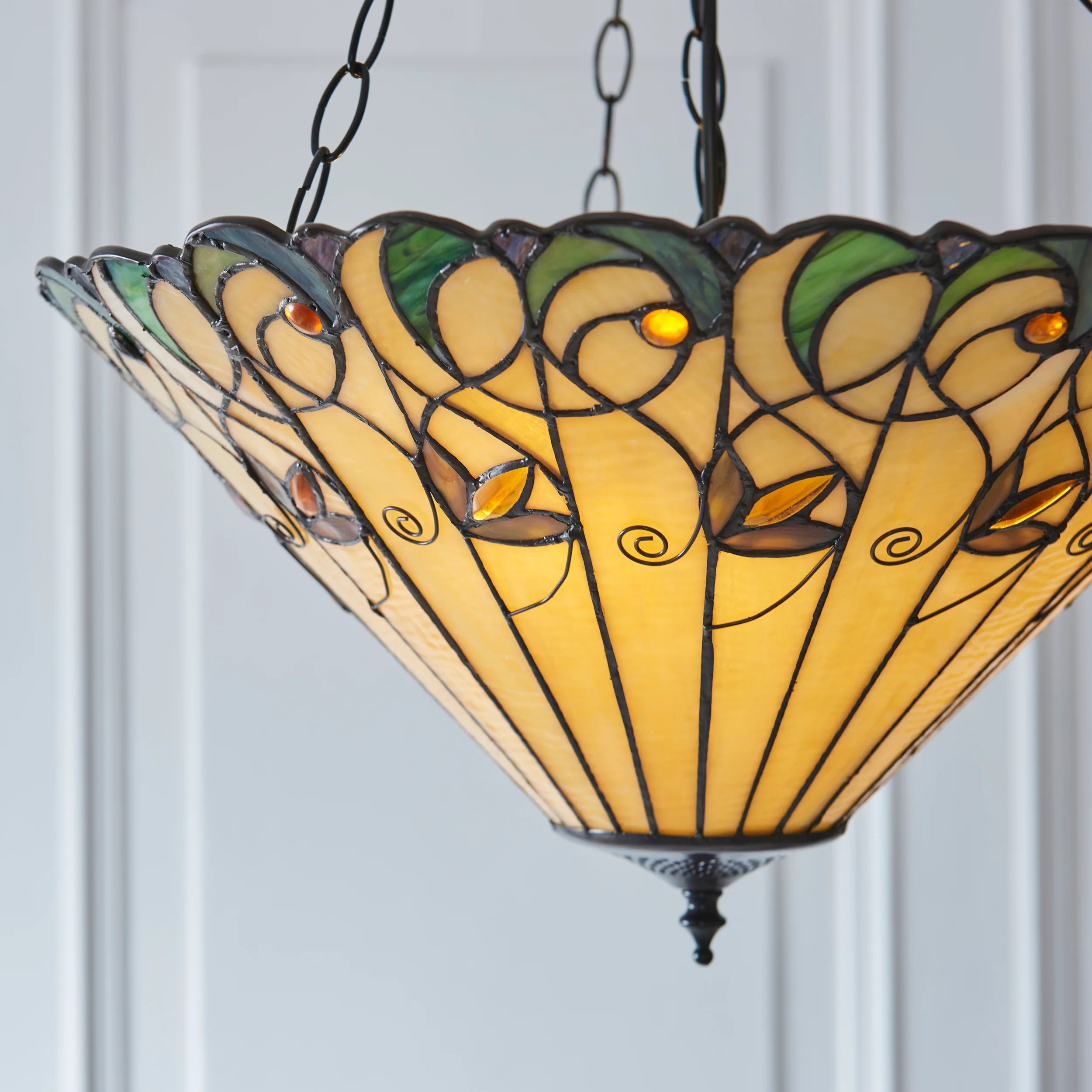 TF Jamelia Lamp - Decoratief glaskunstwerk - Plafondlamp in tijdloze stijl voor de hal HL2242