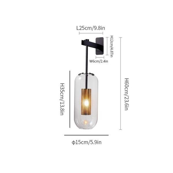 Vadim Geperforeerde Kooi Wandlamp Industrieel