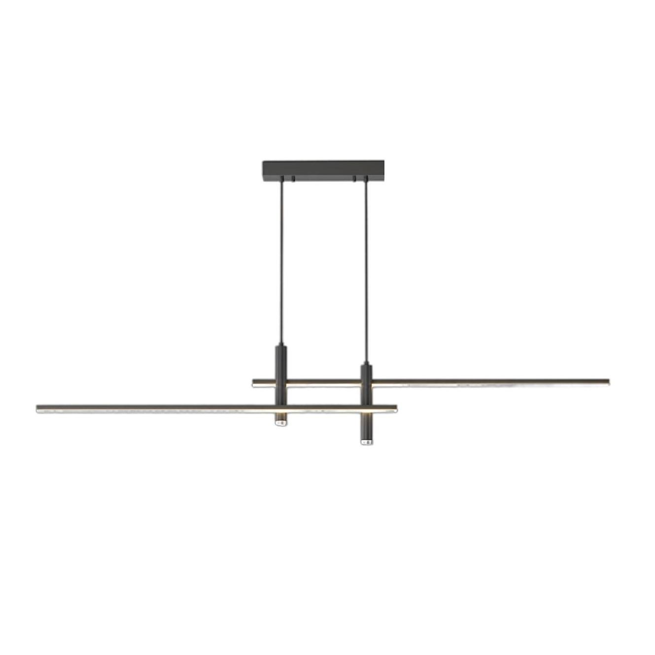 Moderne meerlaagse lineaire dimbare hanglamp HL150