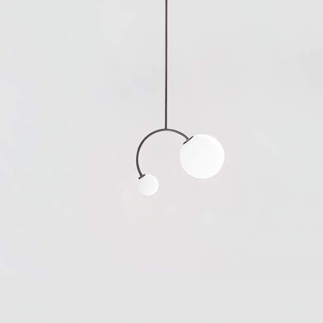 Creatieve dubbele glazen hanglamp HL365