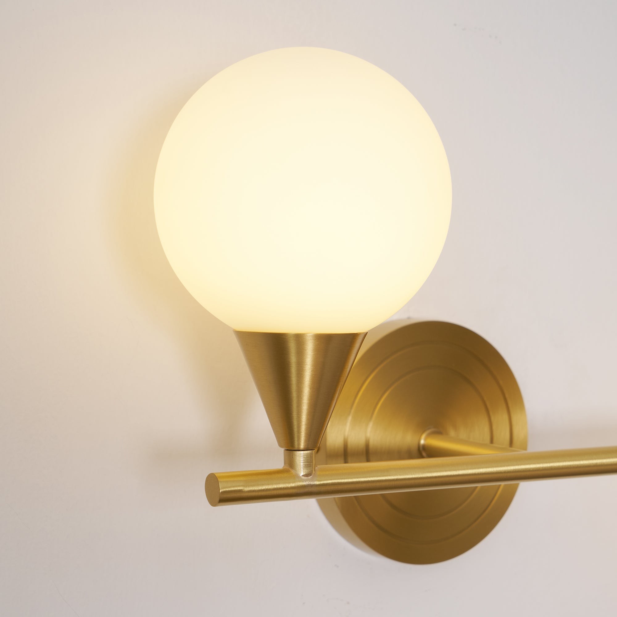 Holten messing wandlamp met arm HL2962