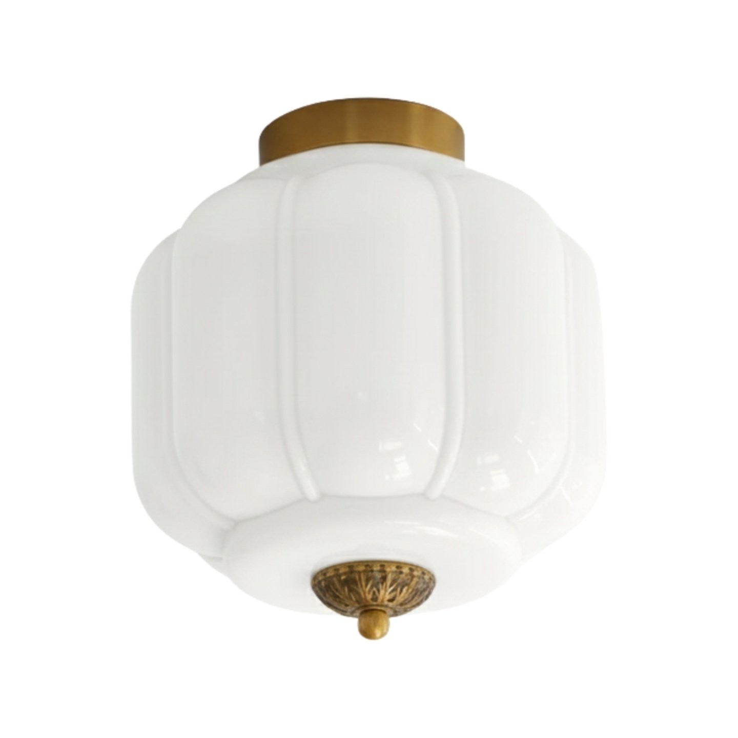 Vintage Eloise melkglas plafondlamp - Vintage Charm Soft Glow HL1650