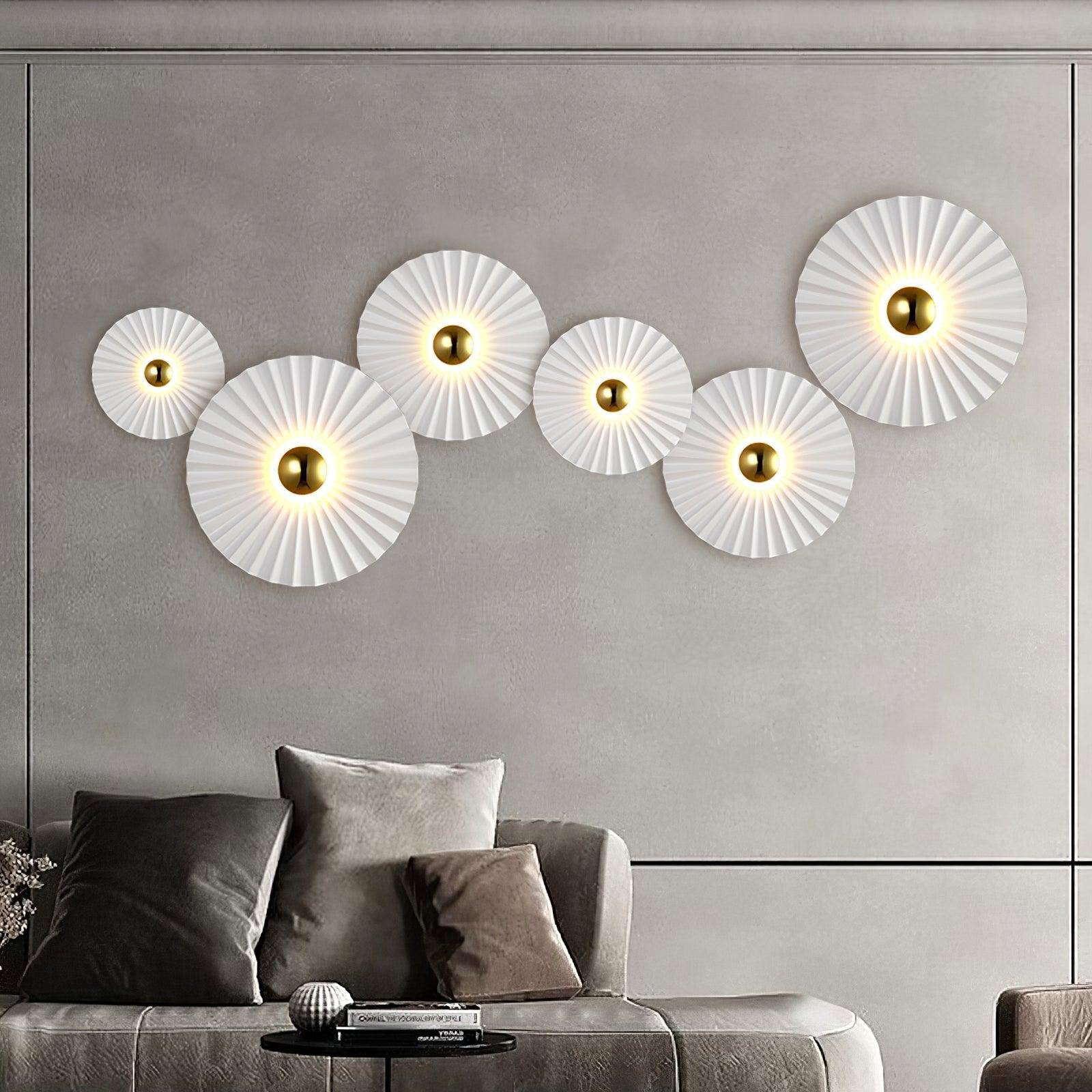 Moderne creatieve wandlamp met schelpmotief HL887