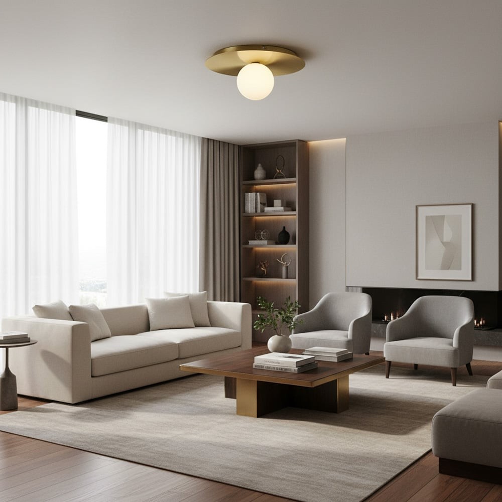 AuroraDisk Nordic LED-wandlamp - ronde plafond-/wandlamp HL1814