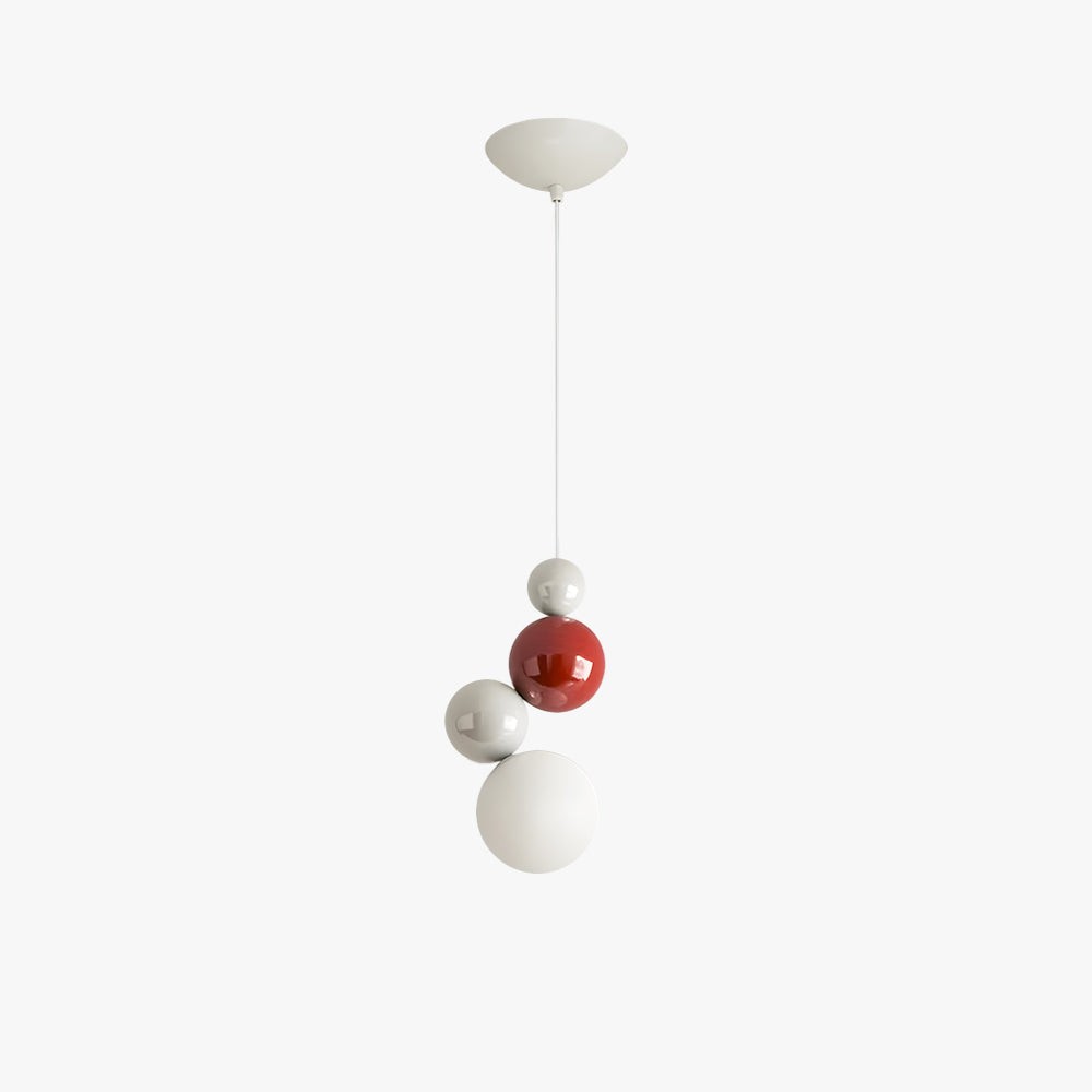 Nordic stijl bolvormige veelkleurige hanglamp HL933