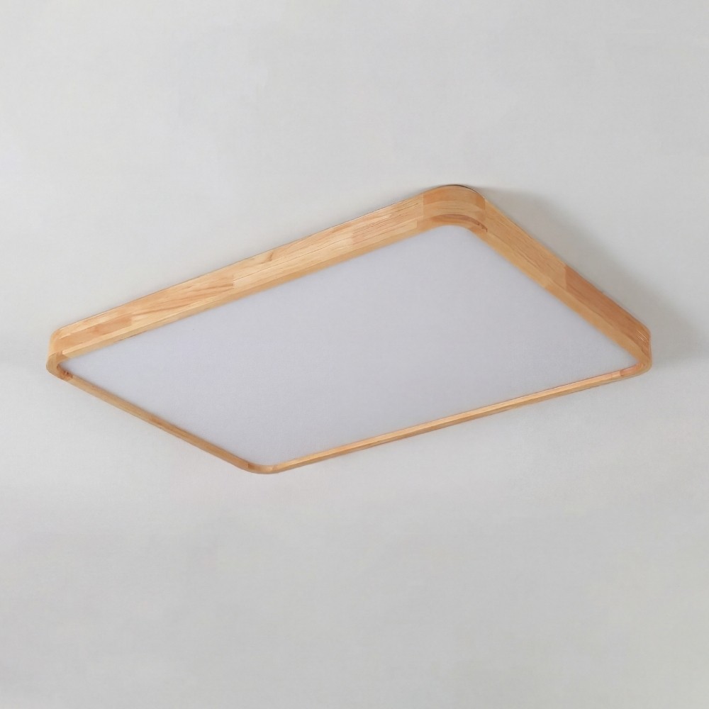 LignoForma Geometrische Plafondlamp - Moderne Houten LED Plafondlamp voor Slaapkamer en Woonkamer HL2449