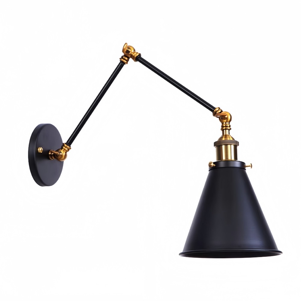 Marzella Industriële Retro IJzeren Vintage Wandlamp HL1227