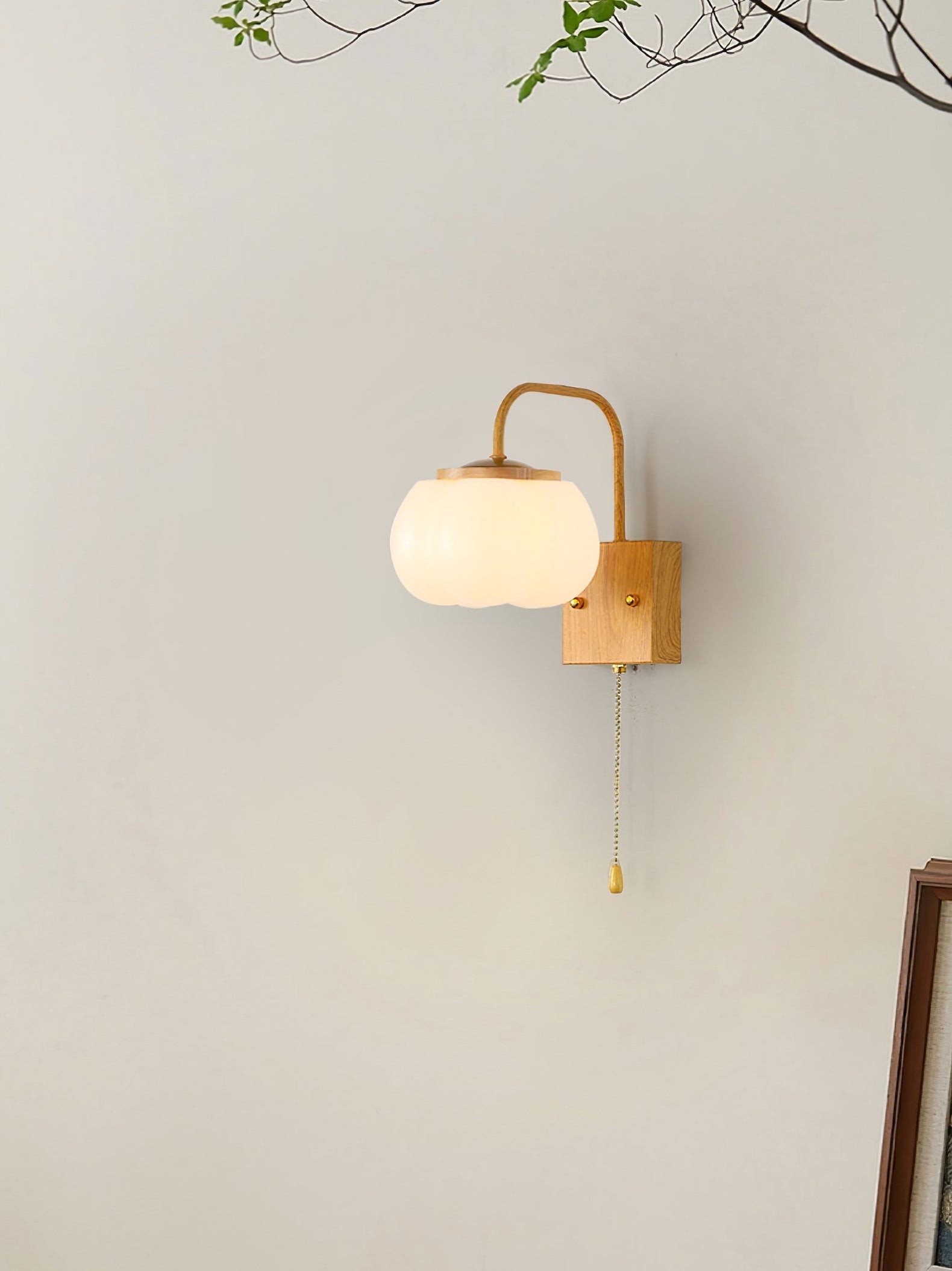 Kapok bloem wandlamp HL2972