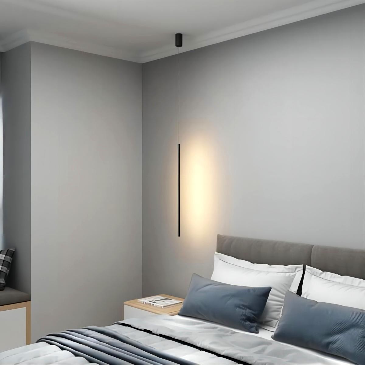 Modern Industriële LED Hanglamp Zwarte voor Eettafel Slaapkamer