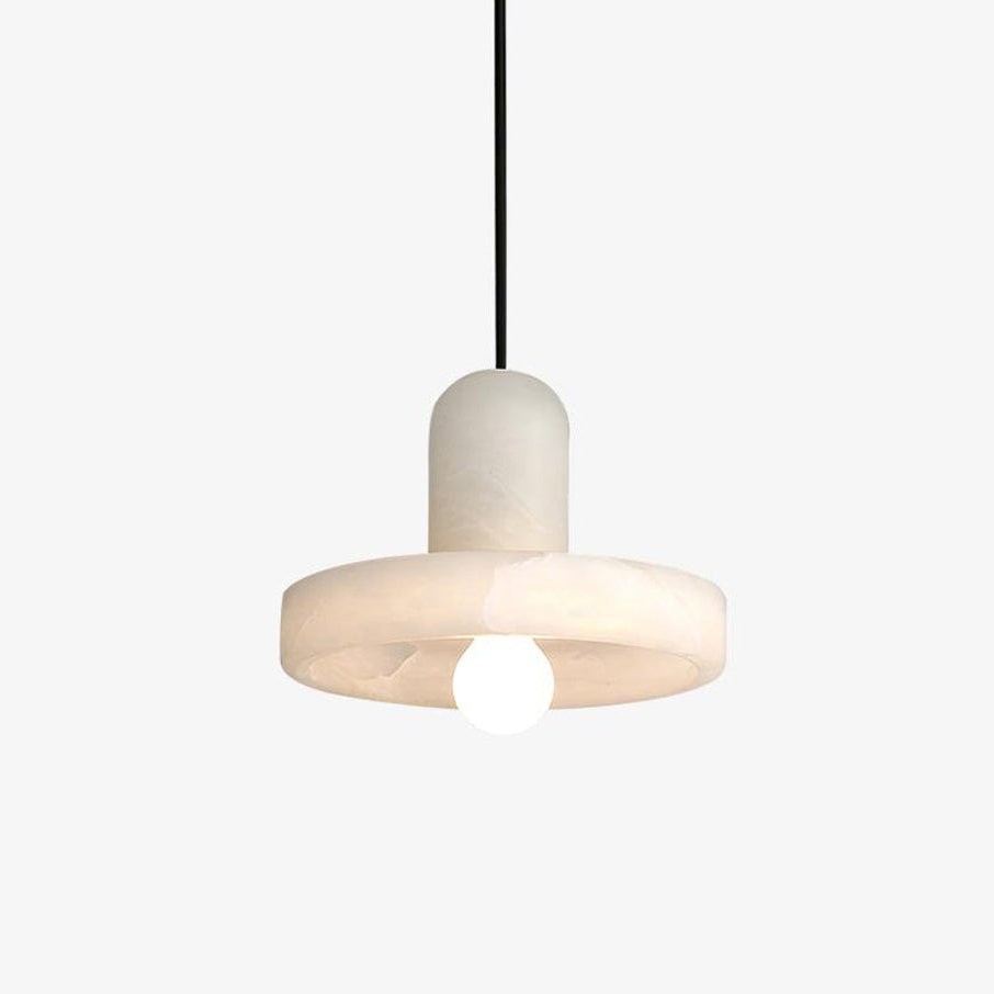 Elegante creatieve witte albasten hanglamp HL993
