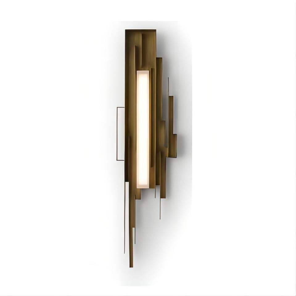 Schans gebeeldhouwde wandlamp