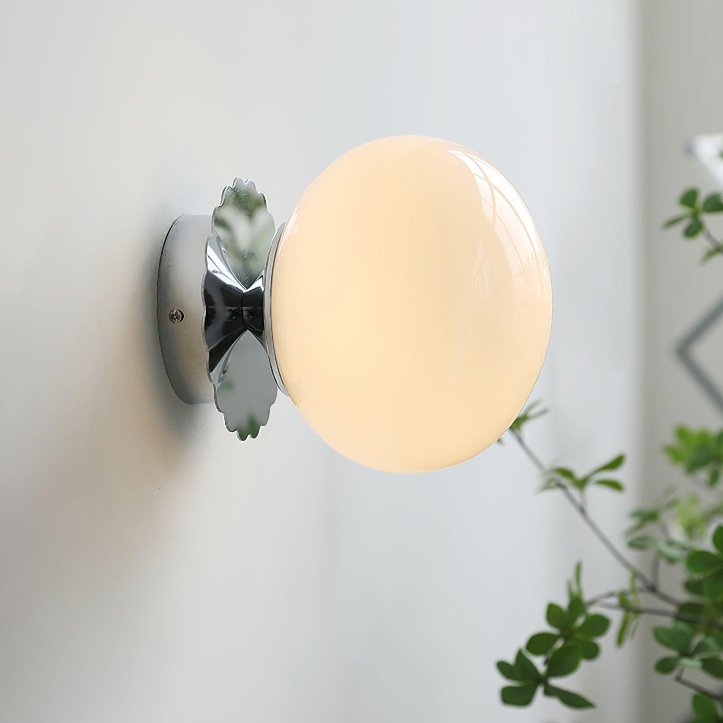 Middeleeuwse Bauhaus Glazen Bal Wandlamp HL290