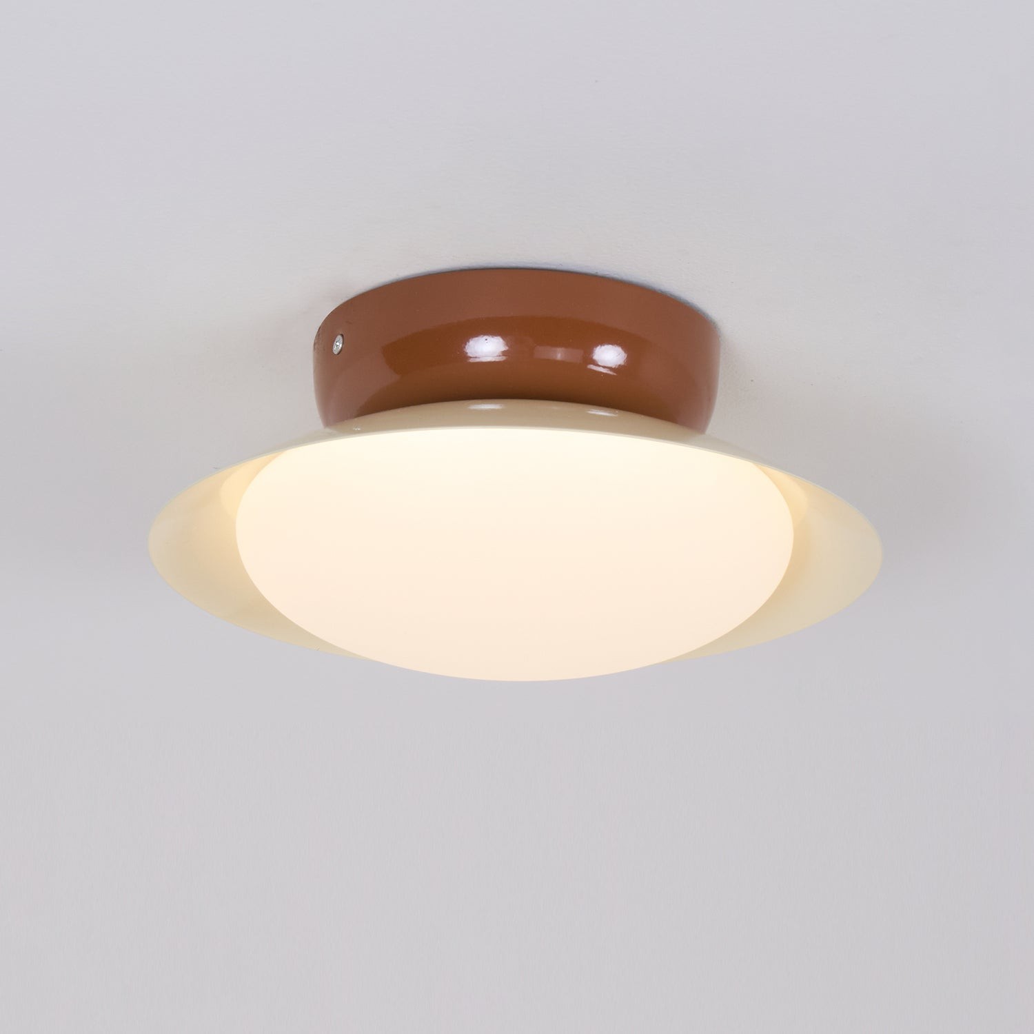 Crèmekleurige moderne plafondlamp HL632