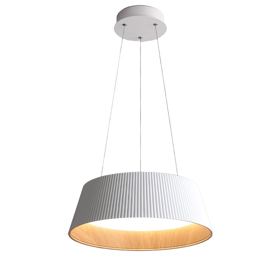 Moderne Geribbelde Ronde Hanglamp HL264