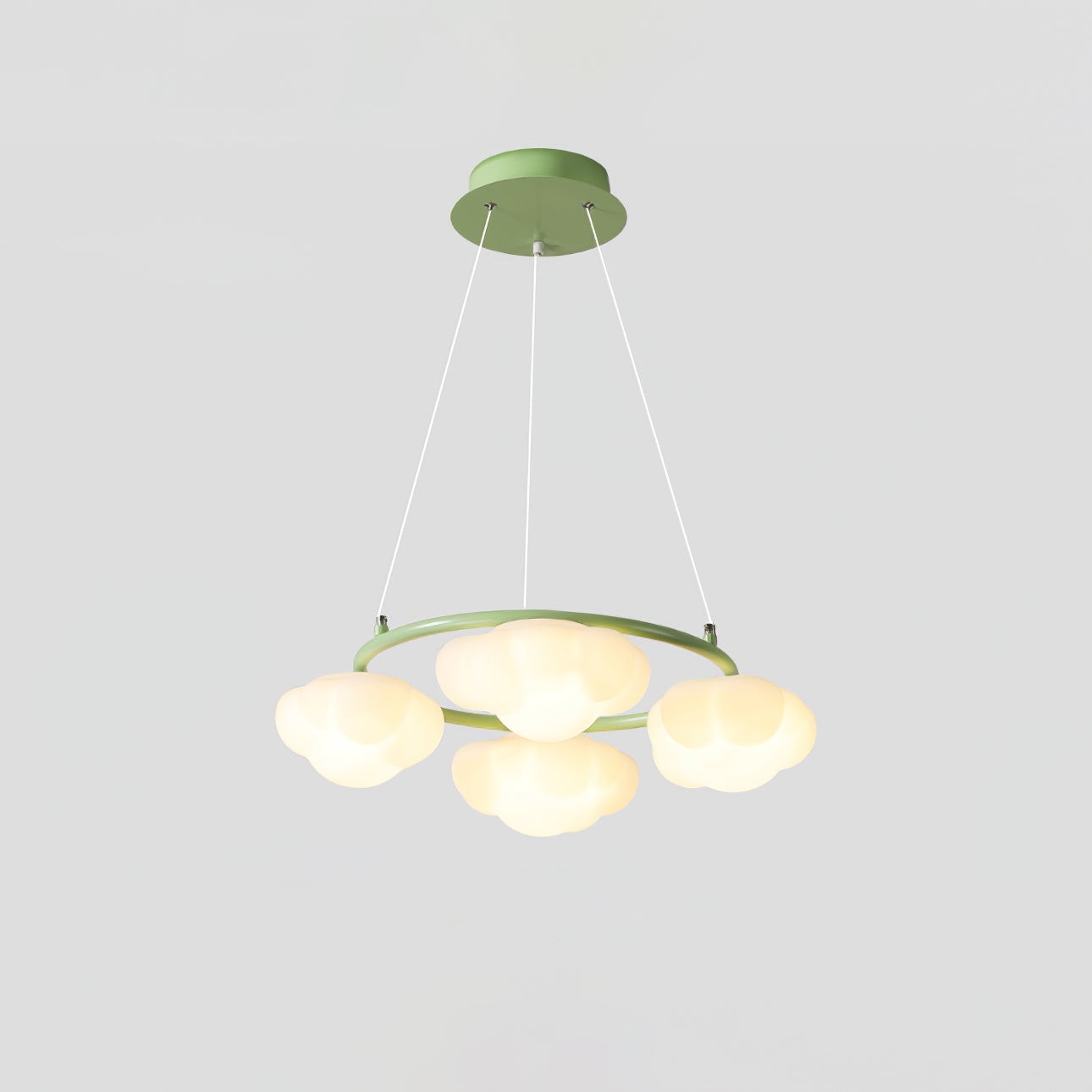 Crèmekleurige stijl creatieve persoonlijkheid wolken kroonluchter HL893