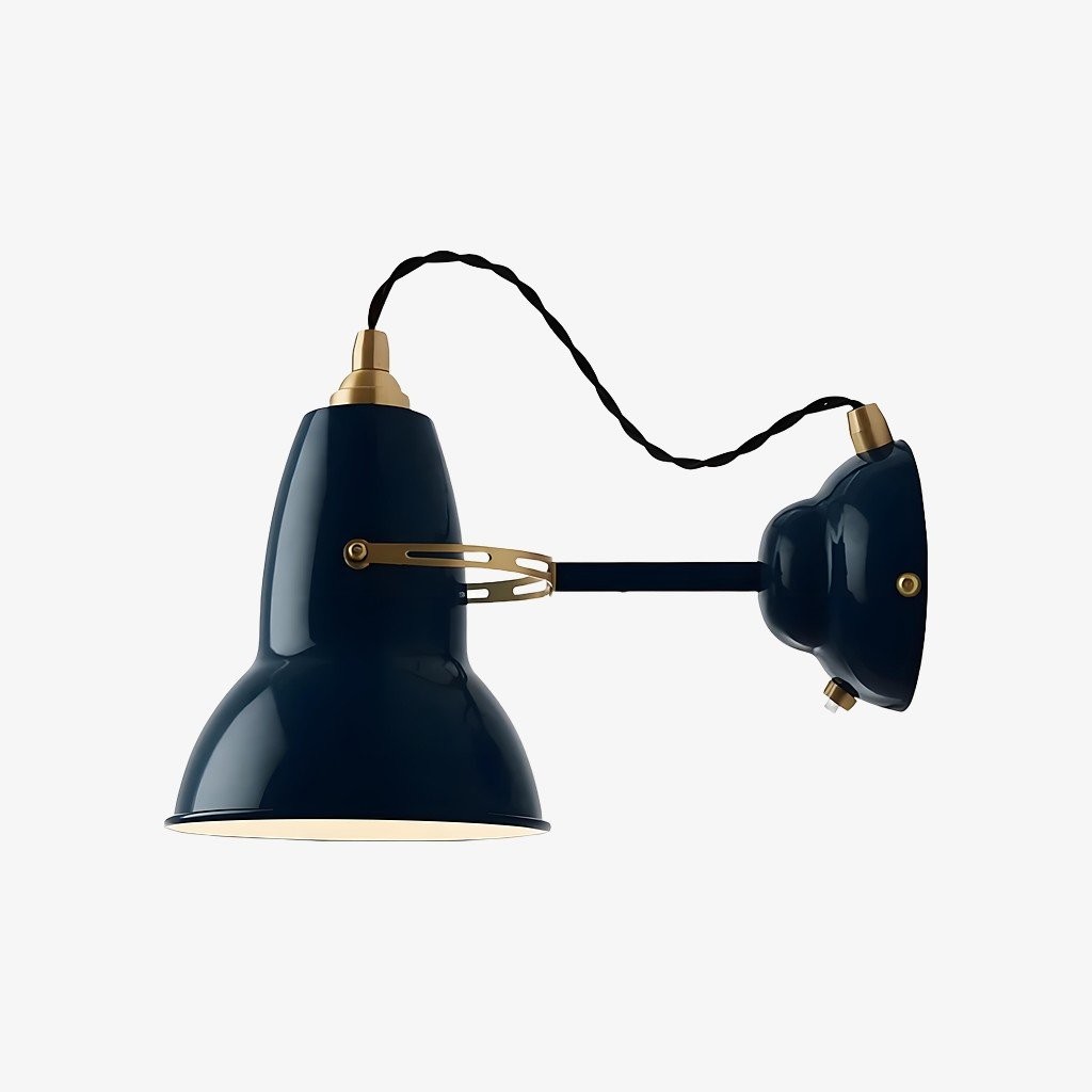 Modryx Retro Metalen Wandlamp - Industriële Wandlamp met Verstelbare Arm voor Slaapkamers en Kantoren HL2359