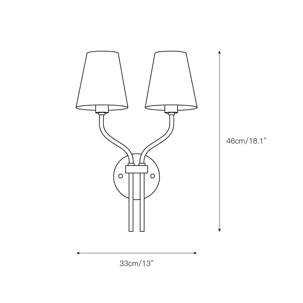 Safavieh Ezra wandlamp HL3041