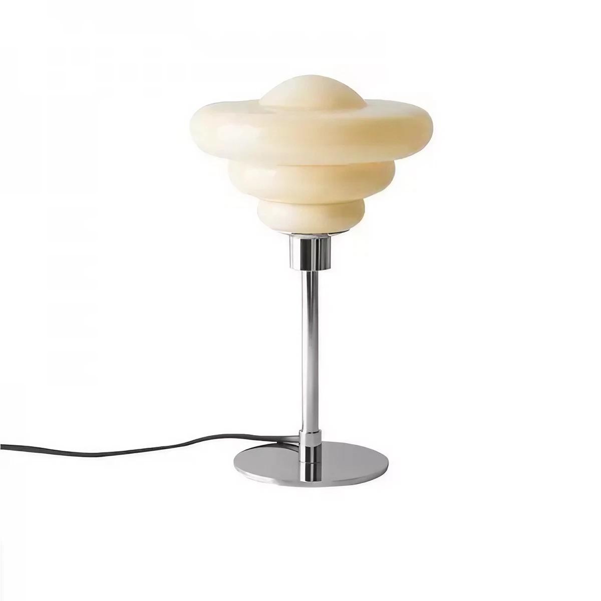 Eiertaart Ripple Glazen Bauhaus Tafellamp HL189