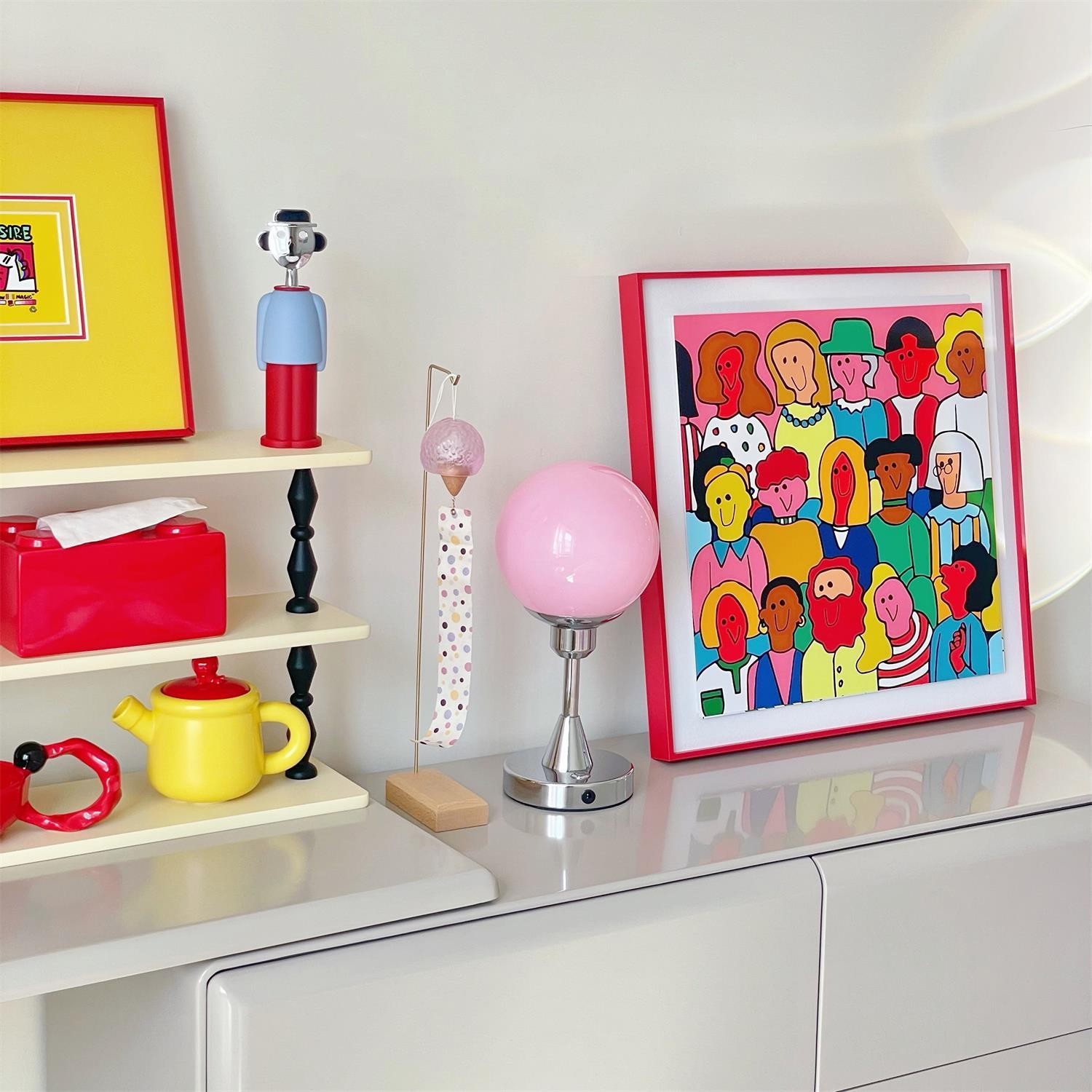 Candy Balls Moderne Bauhaus Glazen Tafellamp HL98