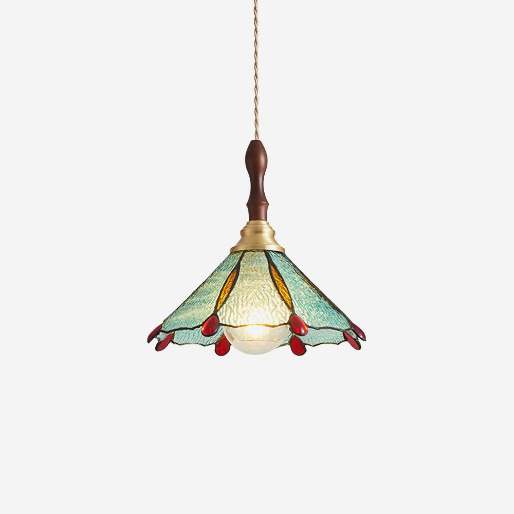 Vintage Tiffany Stanied glazen hanglamp HL783