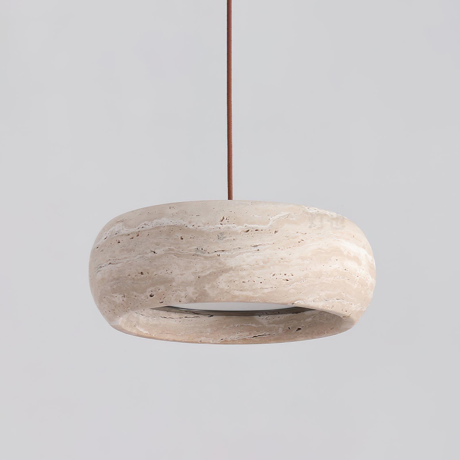 Travertin trommelvormige hanglamp HL3161