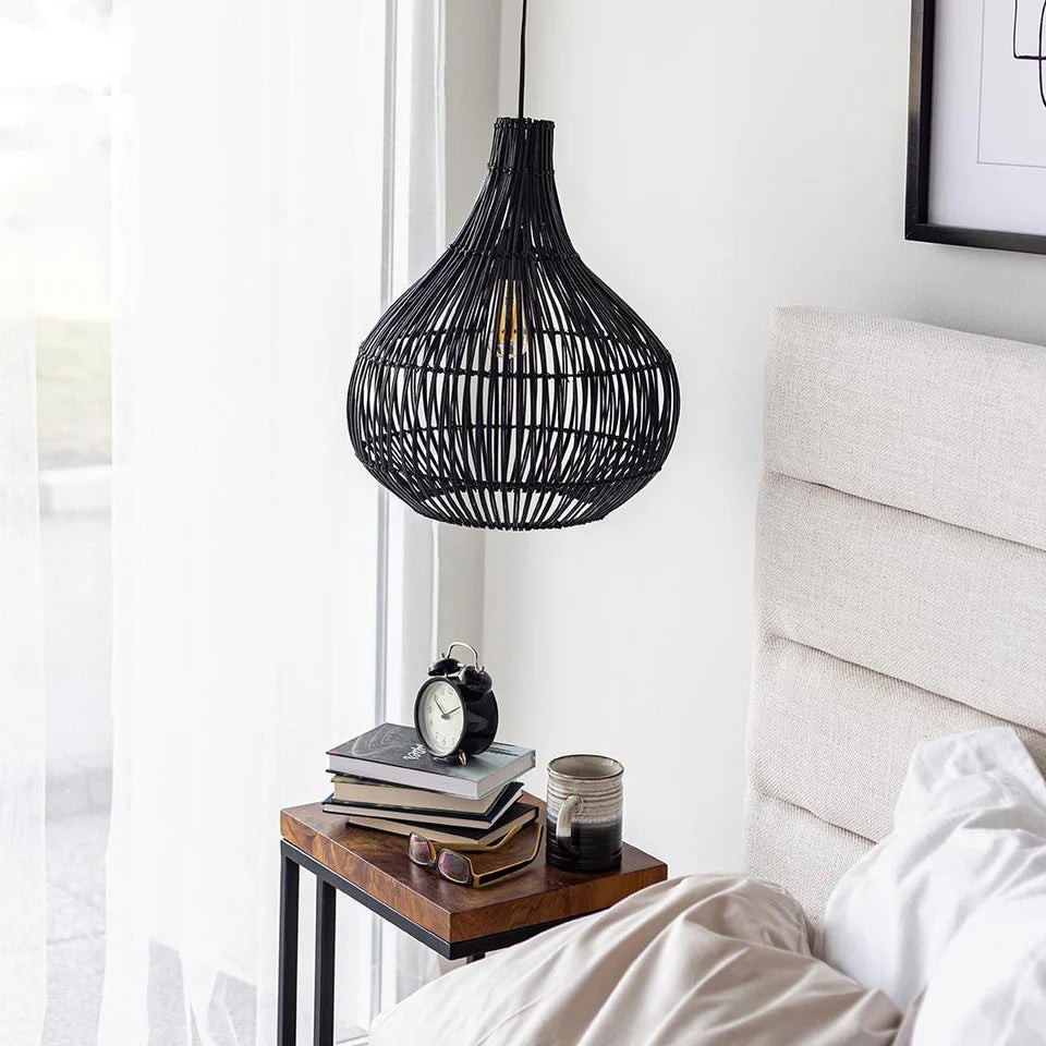 Hanglamp met zwarte parelmoer HL3361