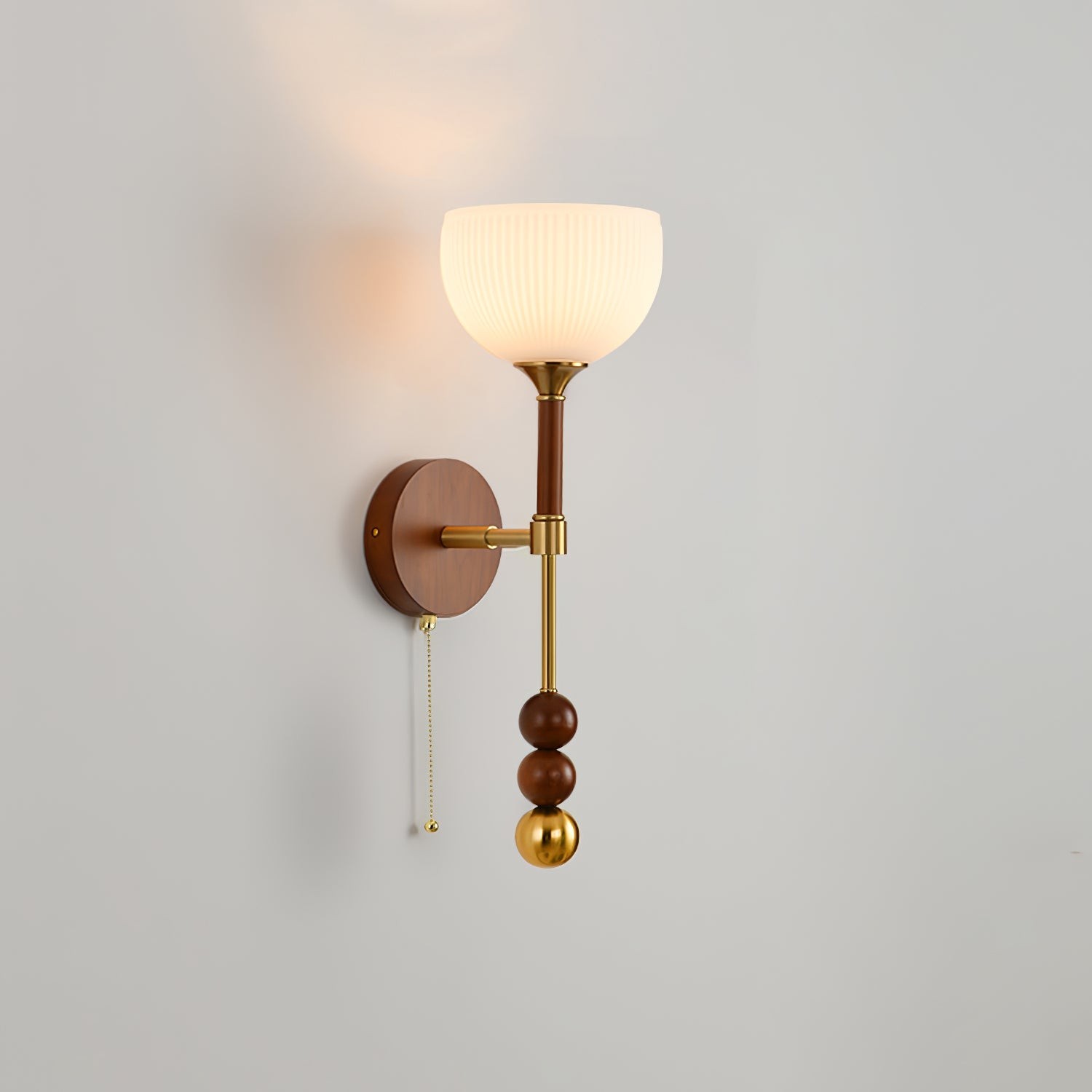 Retro Massief Houten Serie Wandlamp HL769