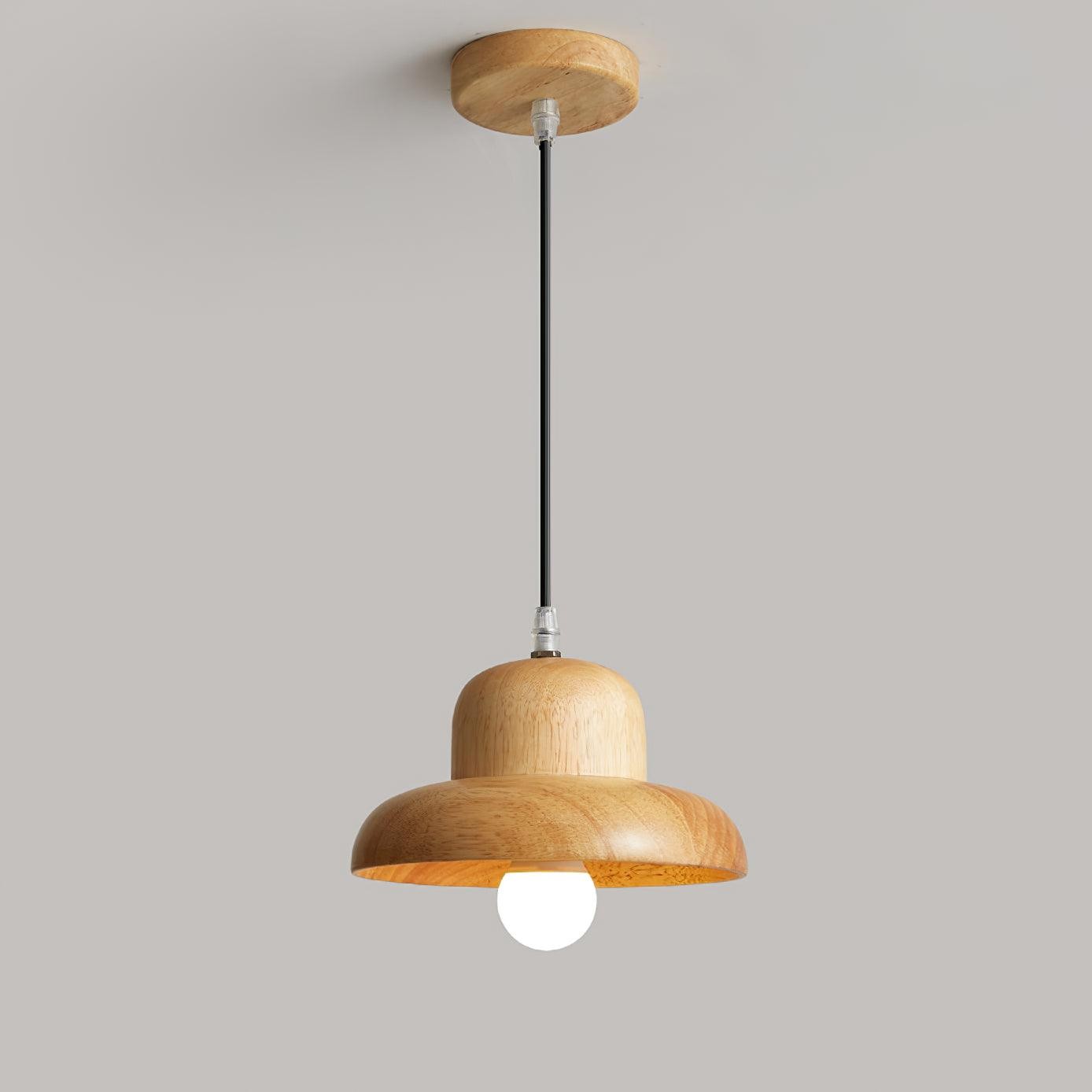 Houten Hoed Hanglamp HL919