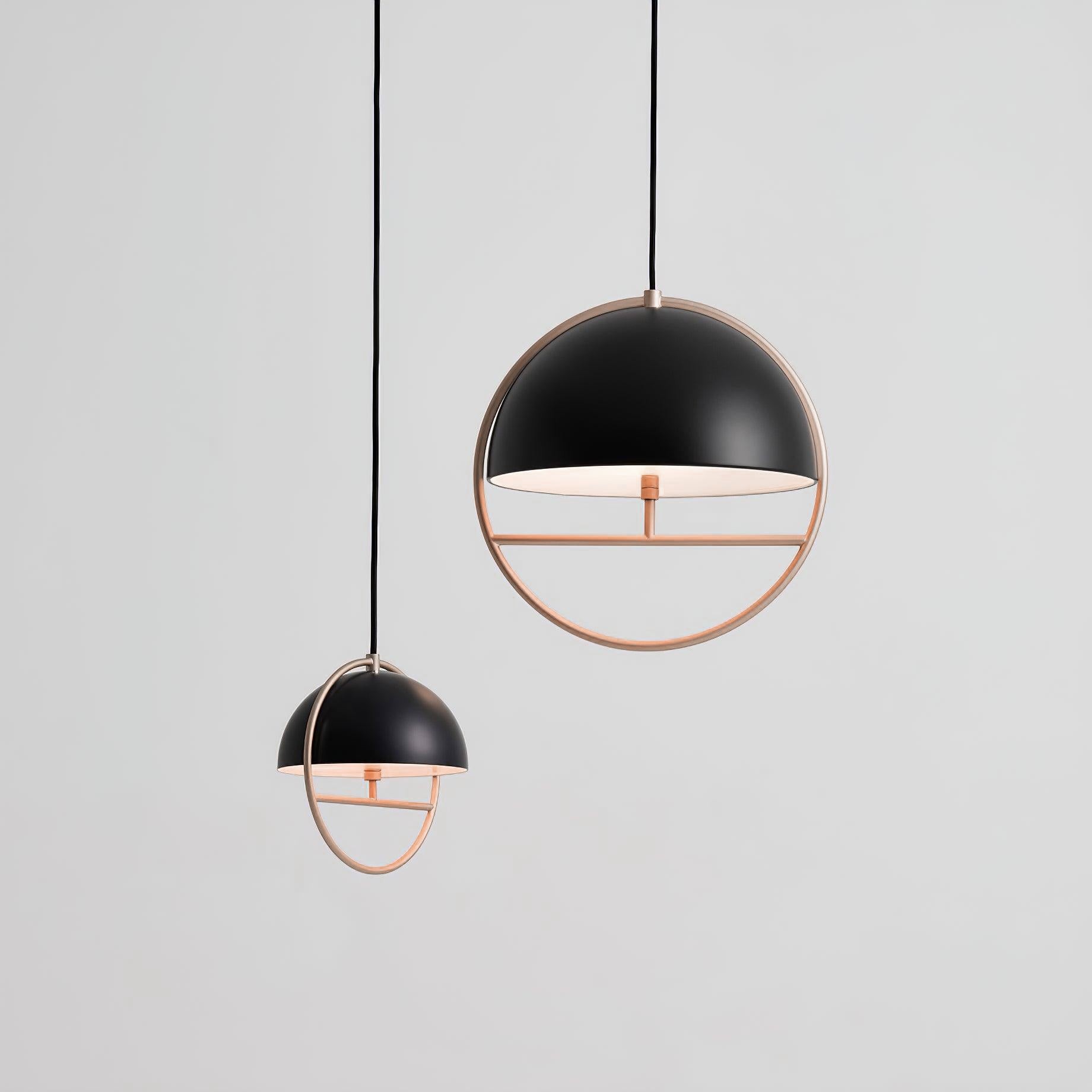 Nordic Halfronde Ring Metalen Hanglamp HL550