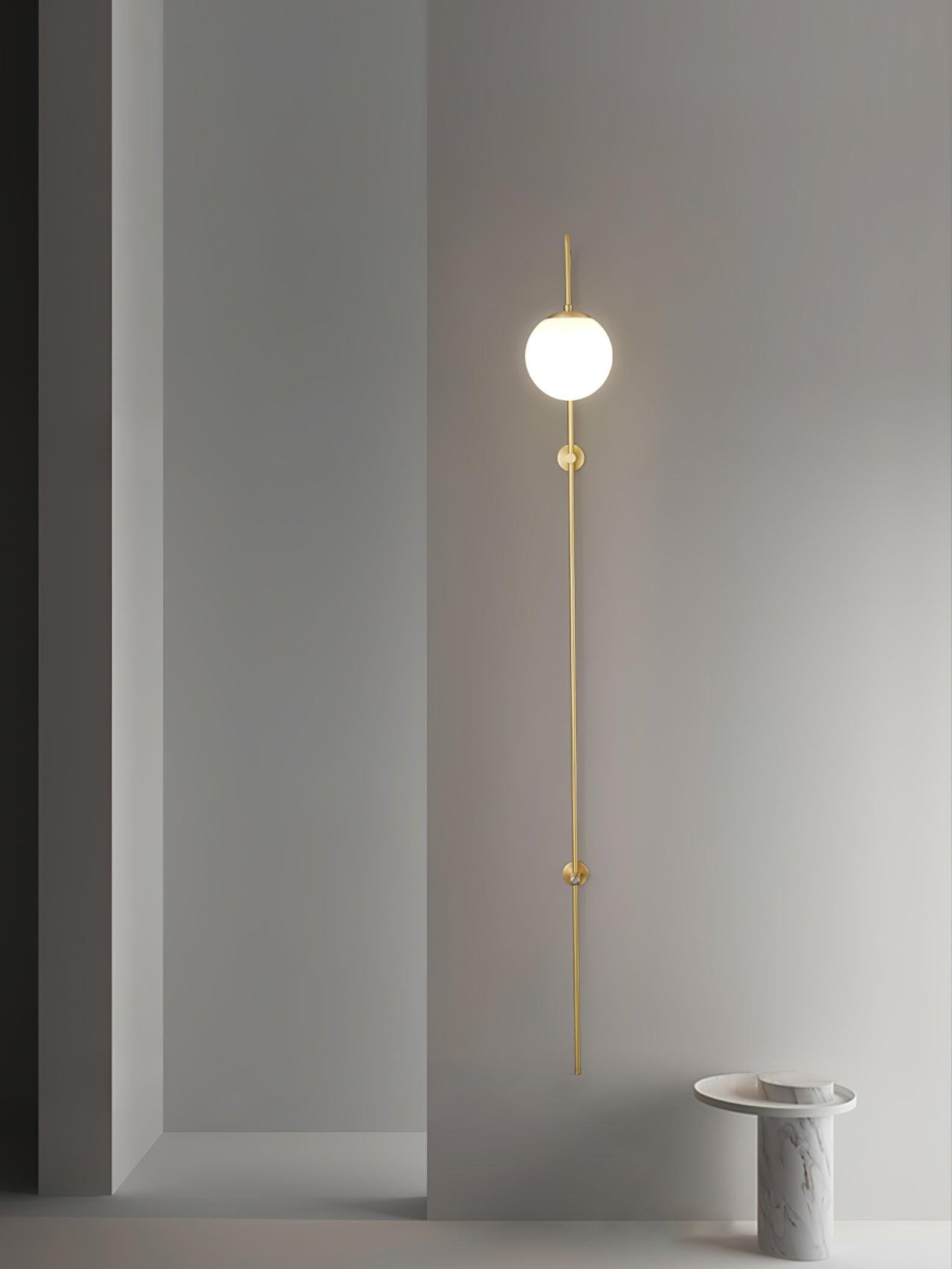 Globe Messing Wandlamp HL534