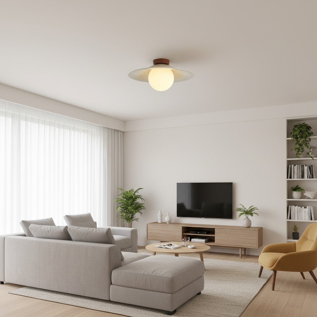 Covinare Retro Plafondlamp - Verstelbare Kleurtemperatuur voor Slaapkamer en Hal HL2530