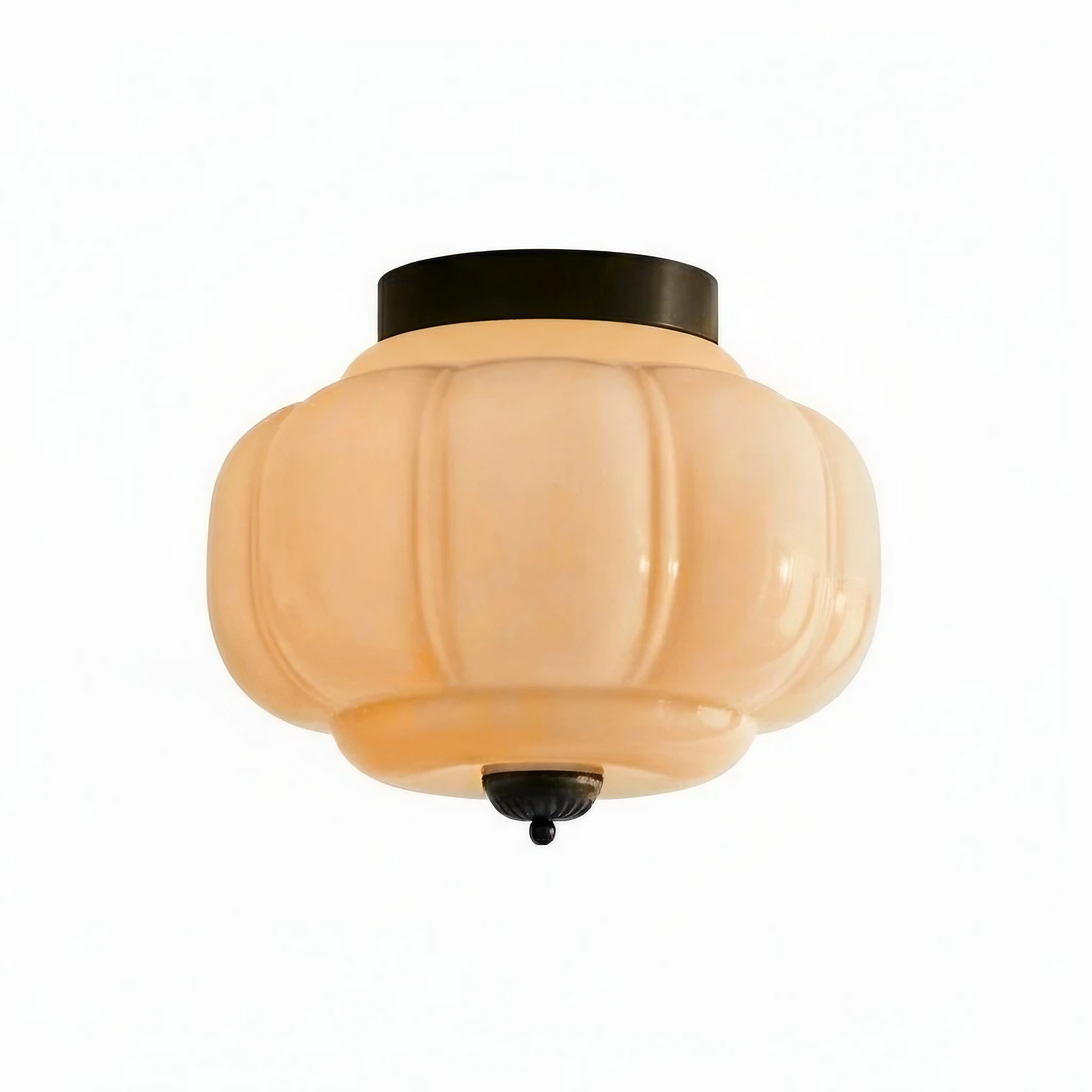 Eloise Retro Melkglas Semi-inbouw Plafondlamp HL948