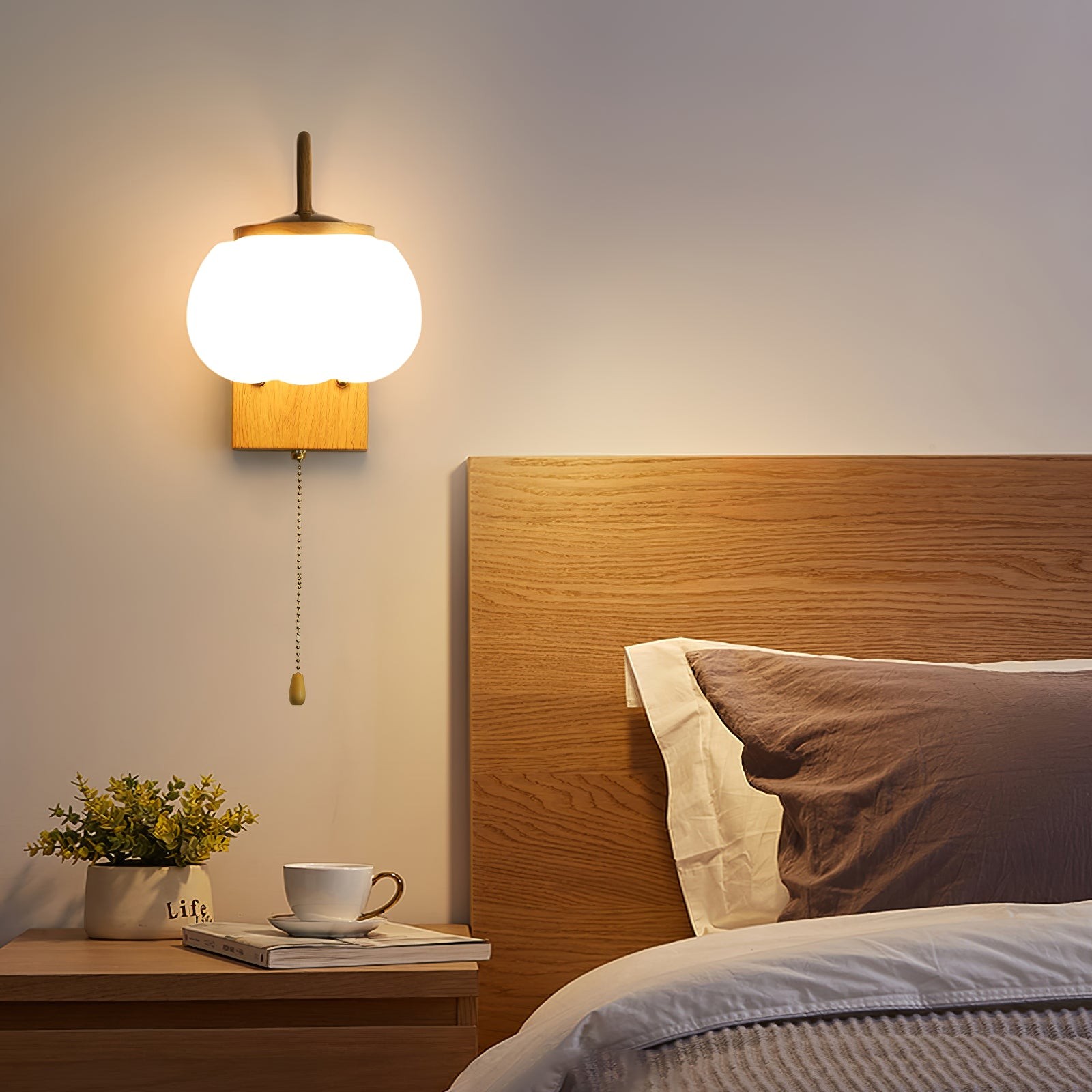 Kapok bloem wandlamp HL2972