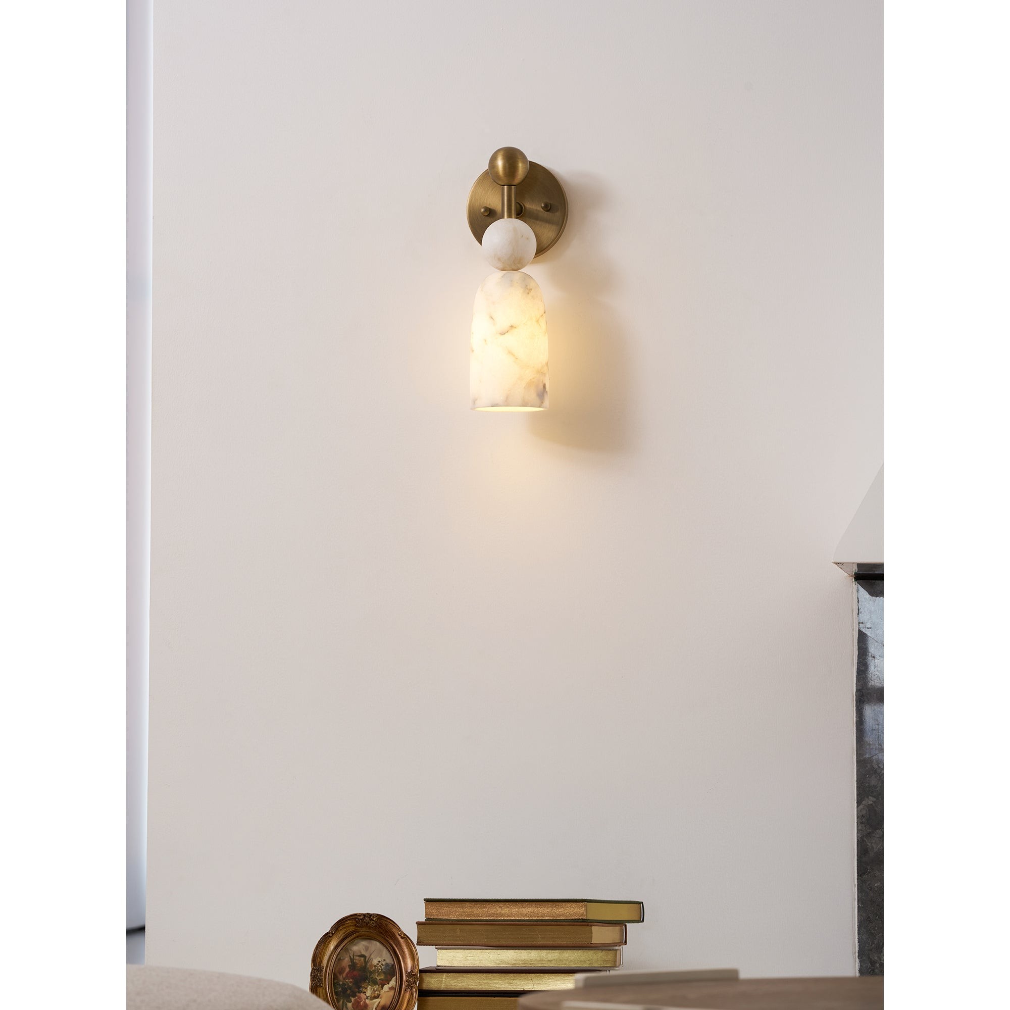 Flume Alabaster wandlamp HL3318